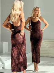 Knox Maxi Dress Chocolate