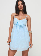 Granno Mini Dress Light Blue