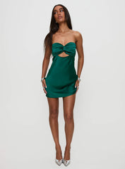 Faviola Mini Dress Emerald