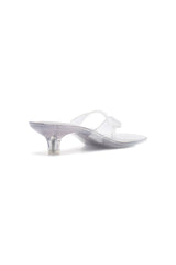 THERAPY Jellyz Thong Heel Clear