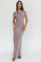 Maysa Cowl Back Maxi Dress Cloud
