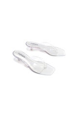 THERAPY Jellyz Thong Heel Clear