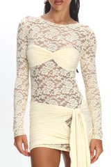 LIONESS Midnight Mini Dress Butter